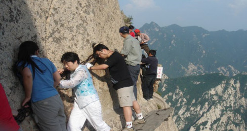 Mount Hua Plank Walk, China