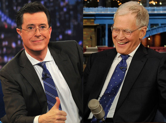 Letterman and Colbert
